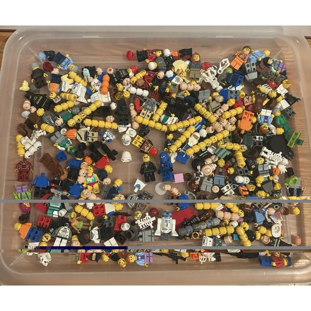 Huge 1 Lb 5 Oz LEGO Minifigure Bulk Lot Of  Figures Parts Accessories Star Wars